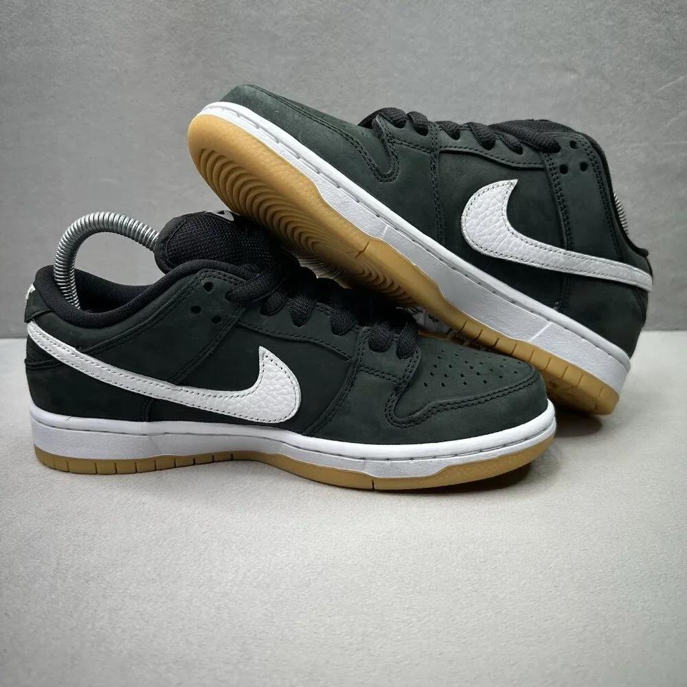 Mens 6 / Womens 7.5 Nike SB Dunk Low Pro Black / Gum Shoes Skateboarding‎ NEW